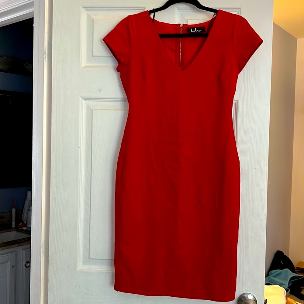 Red hot dress